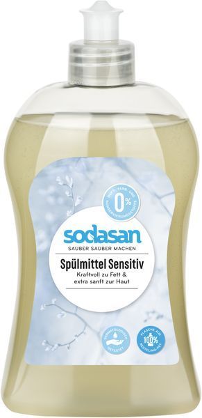 Органическое жидкое средство-концентрат Sodasan Sensitive для мытья посуды 0.5 л 896113 фото
