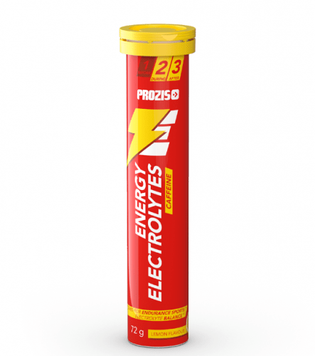 Prozis Energy Electrolytes + Caffeine 20 tabs - Lemon 452026 фото