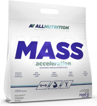 Гейнер Allnutrition Mass Acceleration 7000 g / 100 servings / White Chocolate 1135845 фото