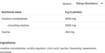 Креатин All Nutrition Creatine Muscle Max 500 g / 166 servings / Mango Blackberry 663779 фото