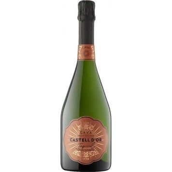Вино ігристе Castell d&rsquo;Or Cava D.O. Brut Nature Gran Reserva 2018 білий натюр брют 0.75 л (8437008500935) 1344524 фото