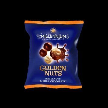 Драже Millennium Golden Nut фундук у молочному шоколаді 100 г (4820005195244) 1174168 фото