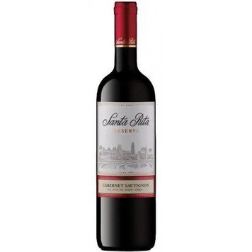 Вино Santa Rita Reserva Cabernet Sauvignon Maipo Valley D.O., червоне сухе, 11-14.5% 0.75 л 1151414 фото