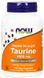 Now Foods Taurine, Double Strength, 1,000 mg, 100 Veg Capsules (NF0142) 634741 фото 1