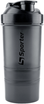Шейкер Sporter KL-7004 black 600 ml 1081414 фото