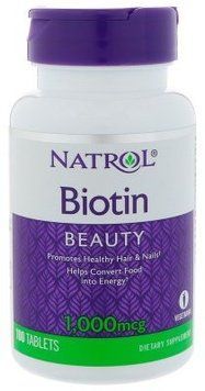 Natrol Biotin 1000 mcg 100 Tabs Біотин 552338 фото