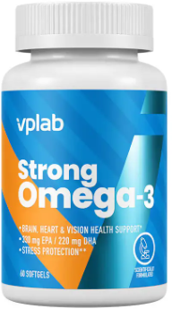 VPLab Strong Omega 3 60 softgels / 60 servings 1158392 фото