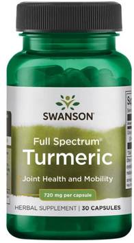 Swanson Turmeric 720mg Куркума 30 капсул 1034696 фото