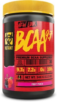 Амінокислота для спорту Mutant BCAA 9.7 348 g / 30 servings / Fruit Punch 690165 фото