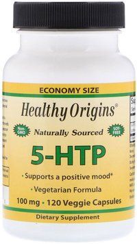 Healthy Origins, 5-HTP, 100 mg, 120 Veggie Capsules (Discontinued Item) (HO35082) 625665 фото