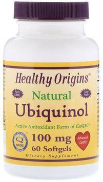 Healthy Origins Ubiquinol (Active form of CoQ10) 100 mg 60 Softgels Убіхінол 534478 фото