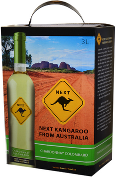 Вино Next Kangaroo Chardonnay Colombard белое сухое Bag in Box 3 л (VTS3932310) 1063774 фото