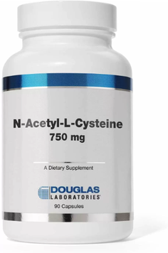 Douglas Laboratories N-Acetyl-L-Cysteine 750 mg N-ацетил-L-цистеїн 90 капсул 880659 фото