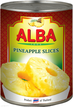 Ананасы ALBA FOOD кольцами в сиропе 580 мл (8858871805123) 1334593 фото