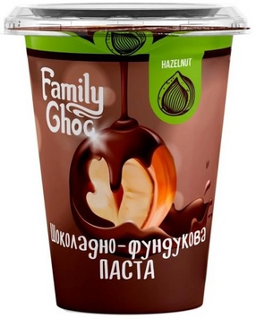 Паста Family Choc шоколадно-фундукова 400 г (4820175572098) 1249992 фото