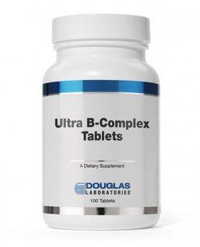 Douglas Laboratories Ultra B-Complex 100 Tabs B комплекс ультра з високим вмістом біотину 550173 фото