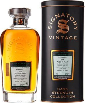 Виски Signatory Glenlivet Cask Strength 16yo 2006 0.7 (BWW7182) 1080184 фото