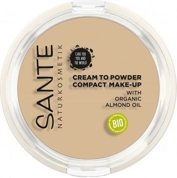 Sante Cream To Powder Компактний Make-up БІО-Пудра-крем компактна №1 Cool Ivory 9g 895653 фото