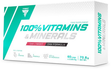 Trec Nutrition 100% Vitamins Minerals Витамины и минералы 60 капсул 1042893 фото
