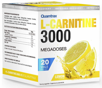 Жиросжигатель Quamtrax L-Carnitine 3000 20x25 ml lemon 1112730 фото
