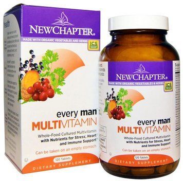 New Chapter Every Man Multivitamin 120 Tabs Щоденні вітаміни для чоловіків 551872 фото