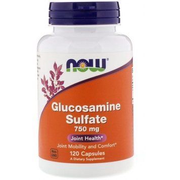 Now Foods Glucosamine Sulfate 750 mg 120 капсул 878720 фото