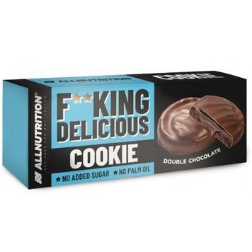 Печенье Allnutrition Fitking Delicious cookie 128 g / 1 serving / Double Chocolate 1106165 фото