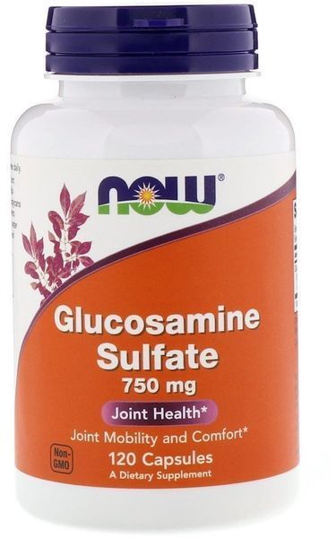 Now Foods Glucosamine Sulfate 750 mg 120 капсул 878720 фото