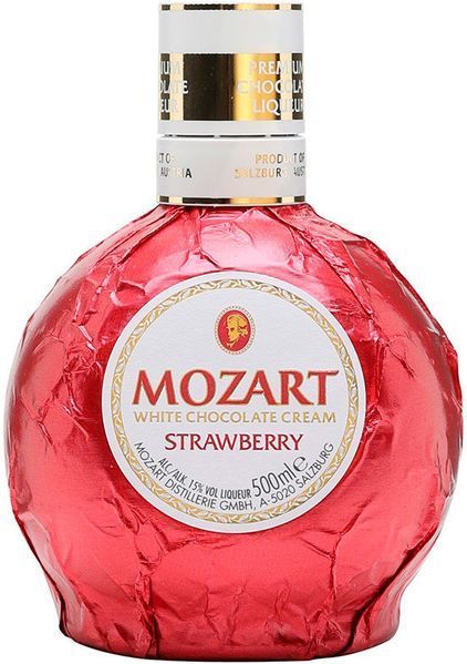 Ликер Mozart Chocolate Cream Strawbеrry 0.5л 17% (MAR9013100003490) 878106 фото