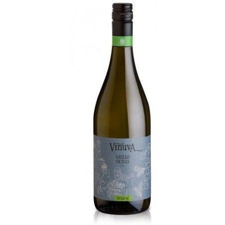 Вино Vinuva, Grillo Terre Siciliane DOC, Sicilia, Organic, белое сухое, 0.75 л (PRV8003625003595) 793739 фото