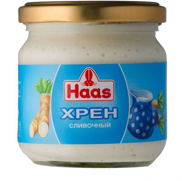 Хрін з вершками Haas, 190г (EDH4001751064262) 669578 фото