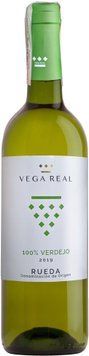 Вино Vega Real Vardejo, біле сухе, 0.75л 13% (BDA1VN-VBD075-009) 1170454 фото