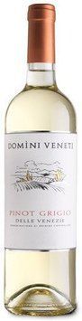 Вино Domini Veneti "Pinot Grigio DOC" (сухое, белое) 0.75л (BDA1VN-DOV075-017) 651680 фото