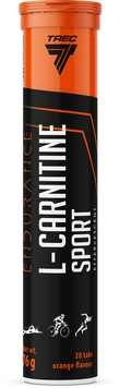 Жиросжигатель Trec L-Carnitine Sport Effervescent 20 tablets/20 servings/Orange 969771 фото
