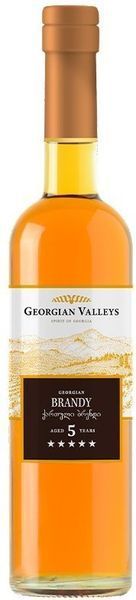 Бренді Georgian Valleys Brandy 5 YO, 0.5л 40% (WHS4860038006919) 1214876 фото