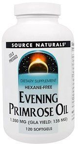 Source Naturals Evening Primrose Oil, 1350 mg, 60 softgels 417616 фото