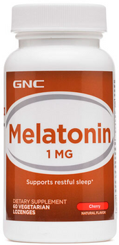 GNC Melatonin 1 mg 120 tabs 382299 фото