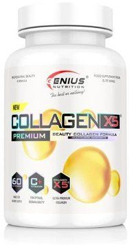 Genius Nutrition Collagen-X5 60 caps / 60 servings 999660 фото