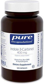 Pure Encapsulations Indole-3-Carbinol 400 mg Індол-3-карбінолу 120 капсул 775124 фото