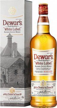 Віскі Dewar's White Label від 3 років витримки 1л 40% gift box (PLK5000277001255) 661013 фото