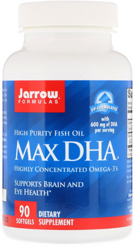 Jarrow Formulas Max DHA 90 Softgels (JRW-16007) 587358 фото