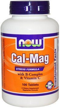 NOW Foods Cal-Mag Stress Formula 100 tabs 416285 фото