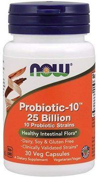 NOW Foods Probiotic-10 25 billion 30 veg caps 417993 фото