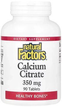 Natural Factors Calcium Citrate 350mg - 90 Tablets 1455962 фото