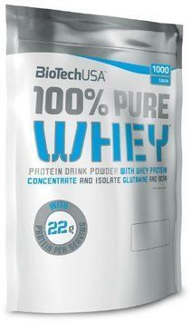 Протеїн BioTechUSA 100% Pure Whey 1000g/ 35 servings/ Biscuit Dream 988390 фото