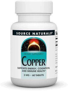 Source Naturals Copper 3mg - 60 Capsules 1452245 фото