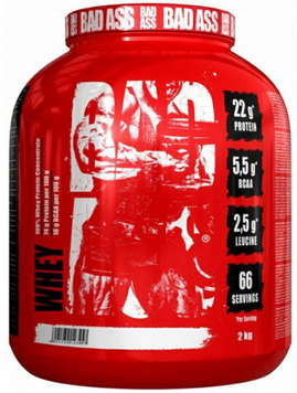 Протеїн Fitness authority BAD ASS Whey 2000 g / 66 servings / Bunty 1080510 фото