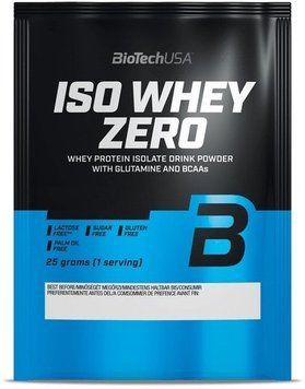 Протеин BioTech Iso Whey Zero 25 g /sample/ Raspberry 911044 фото