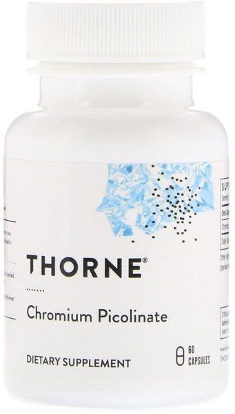 Thorne Research Chromium Picolinate 60 Caps Хром пиколинат 531419 фото