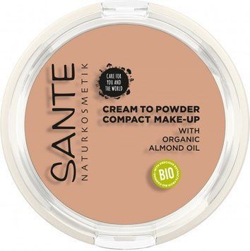 Sante Cream To Powder Compact Make-up БІО-Пудра-крем компактна №2 Warm Meadow 9g 895654 фото